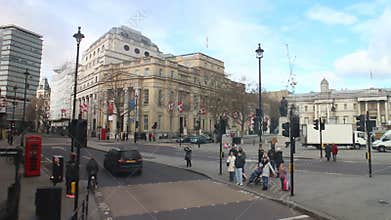 Busy London street