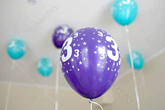 Happy birthday ballons decoration