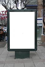 Blank One Vertical Poster Billboard - Including cl