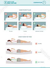 Correct sleeping ergonomics and mattress selection