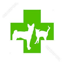 Veterinary cross logo