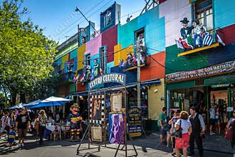 Colorful La Boca area - Buenos Aires, Argentina