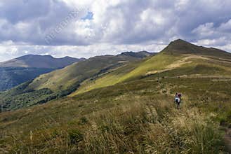 Hills of Bieszczady Mountains