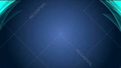 Minimalistic background with animated blue lines ine the corners