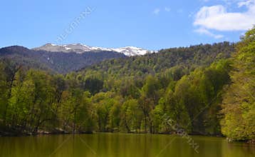 Small lake in Dilijan, Armenia