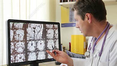 Doctor Describes CT scan