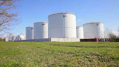 Fuel storage station.