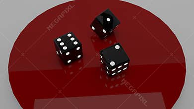 Rolling the Dice realistic 3d