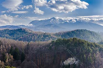 Carpathian Mountains panorama