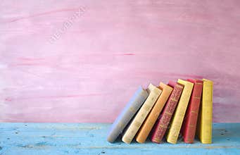 Row of books