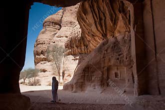 Madaîn Saleh Archeological Site in Saudi Arabia