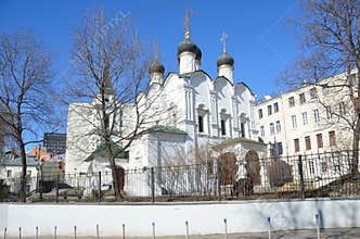 The Church of St. Vladimir equal to the Apostles in the Old Gardens. Moscow