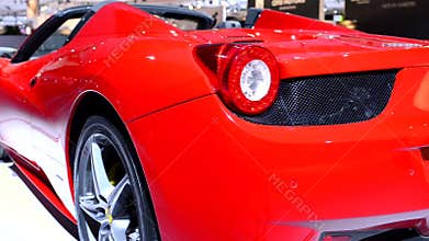 Ferrari 458 Spider sports car