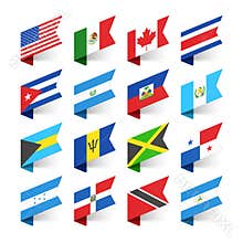Flags of the World, North America