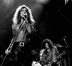 Robert Plant & Jimmy Page - April 9, 1995, Boston Garden - by Eric L. Johnson Photography