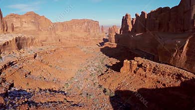 Canyon in Arches National Park