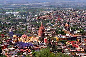 San miguel de allende in guanajuato, mexico.
