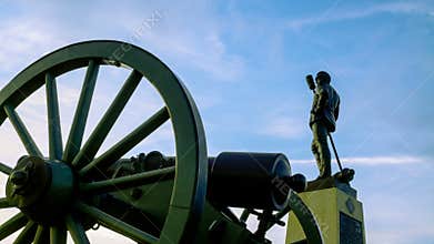 Gettysburg Civil War Statue Time-lapse