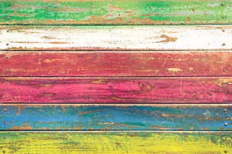 Multicolored wood background - Vintage wallpaper pattern