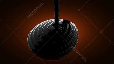 Black oil. alpha matted