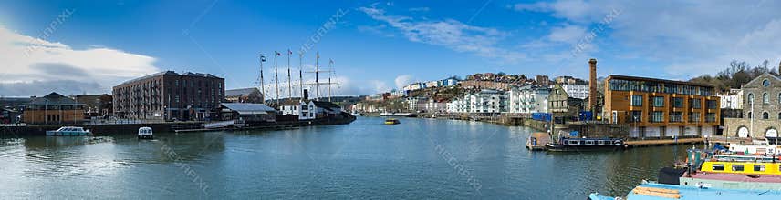 Bristol Docks Panoramic (SS Great Britain)