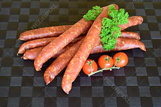 German Knackwurst, Raw Bratwurst, Sausages, Knackwurst, Food