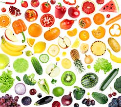 Fruits and vegetables