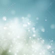 Teal Blue Festive background