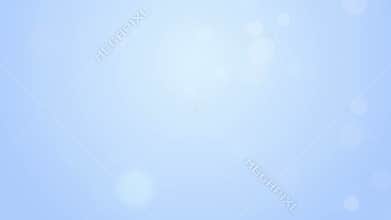 Bokeh Light Particles on Soft Blue Background as Backdrop Motion Layer for Animation