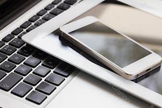 Set of modern computer devices