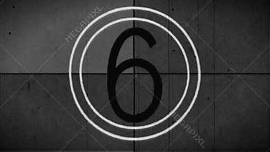 countdown leader bw jitter 1 8
