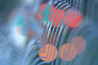 Abstract background of city colorful night lights