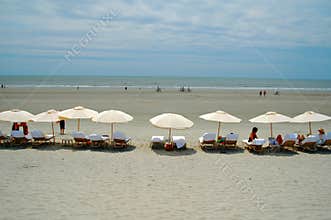 Umbrellas on Kiawah Island, SC