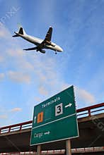 Air plane arrive