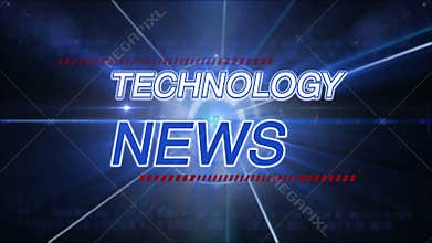 Technology news background