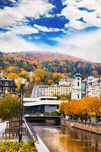 City center in Karlovy Vary