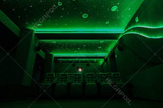 Auditorium in cinema