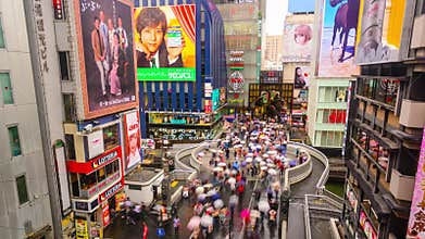 Osaka Japan Dotonbori District