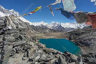 Top view of Kongma la pass