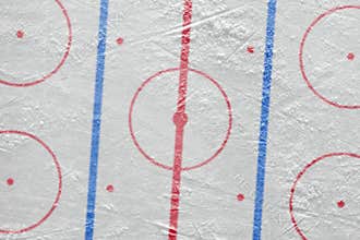 The ice hockey arena