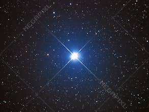 Universe stars, Capella star in night sky