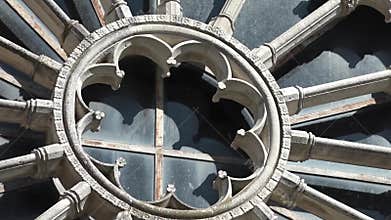 Round window of a church