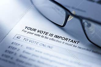 Voting Vote Form Business Postal 