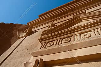 Al Hijr archaeological site Madain Saleh in Saudi Arabia