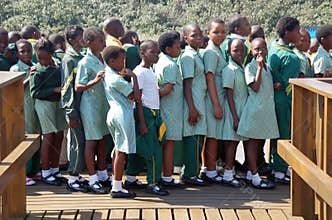 African schoolchildren