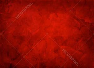 Artistic hand painted multi layered red background
