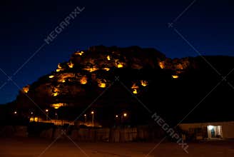 Al-Ula at night
