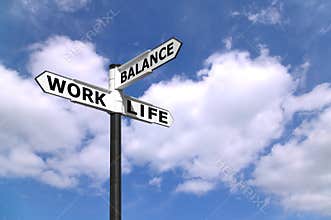 Work Life Balance signpost