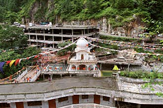 Gurdwara Manikaran Sahib tample in Manikaran town, India