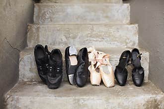 Variety of Dance Shoes